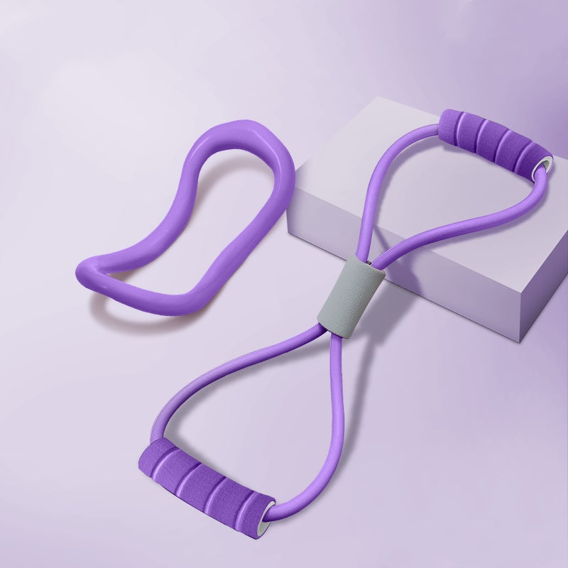 Eight-Shaped Stretch Elastic Exercise Rope