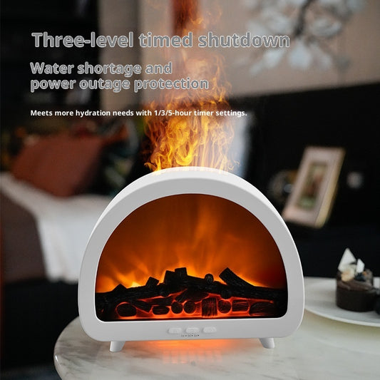 Colorful Fireplace Flame Aromatherapy Machine with Remote Control