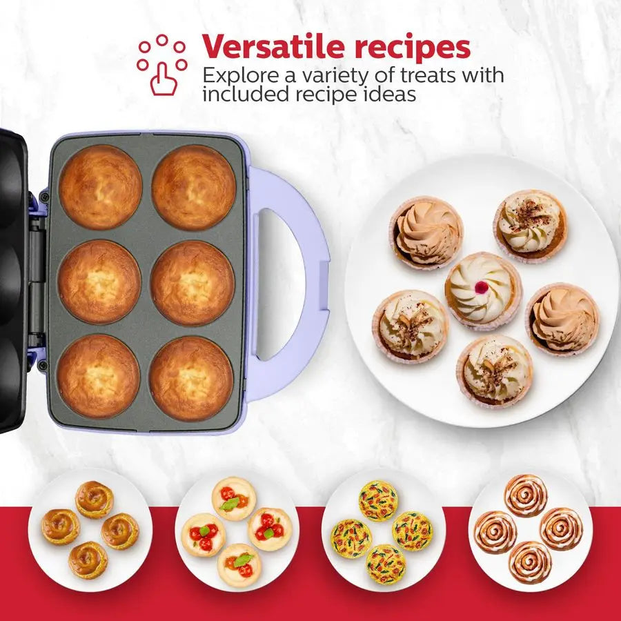 Non stick 6 Count Electric Cupcake Maker Machine
