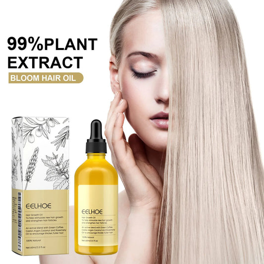 1/2/3pcs Natural Moisturizing Hair Growth Oil