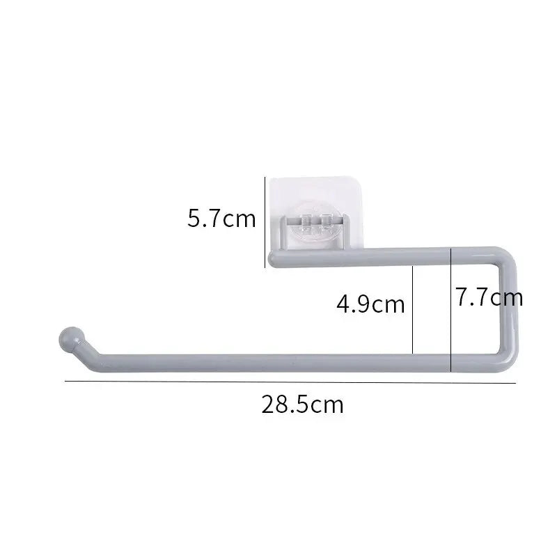 Punch-free Kitchen Paper Towel Rack T