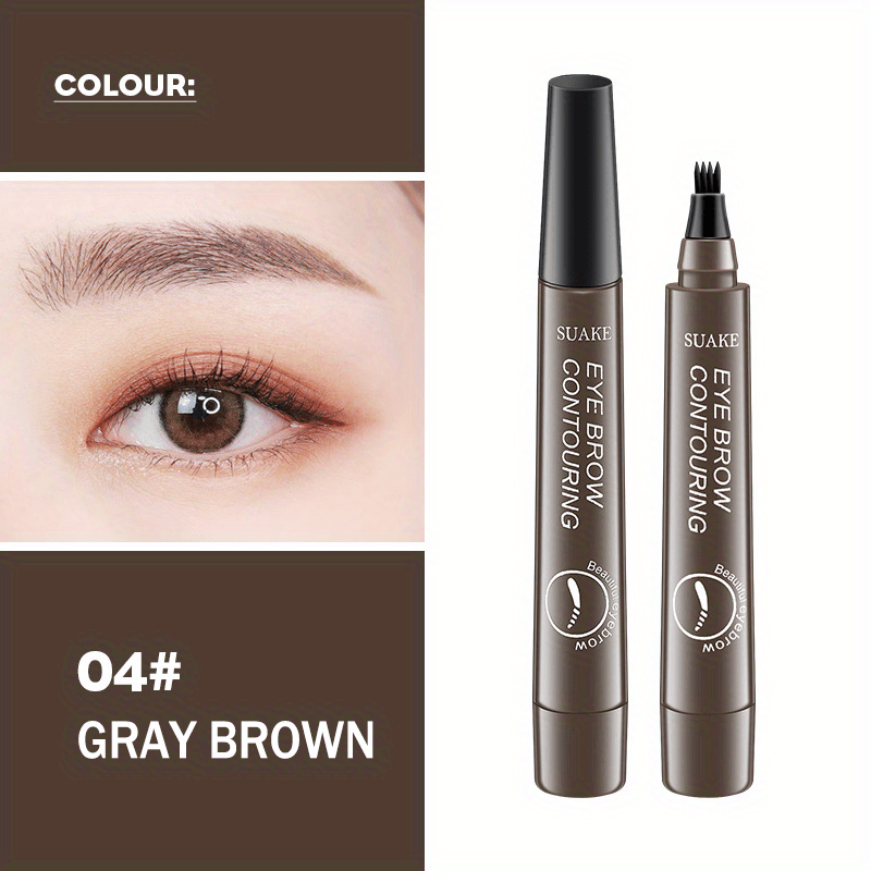 1pc Microblading Eyebrow Pencil with a Micro-Fork Tip Applicator
