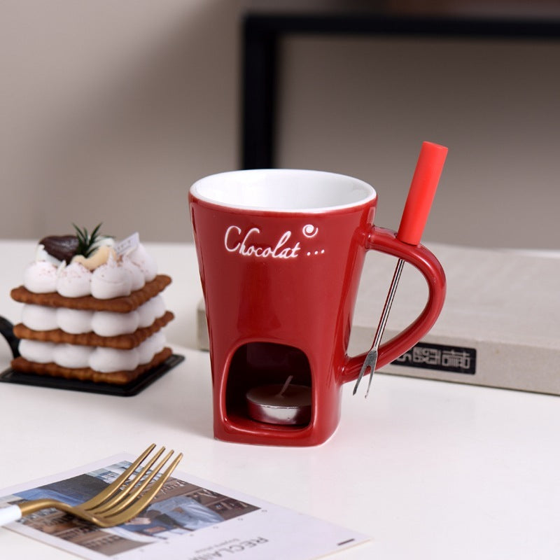 Ceramic Pot Stove Hot Chocolate Cup