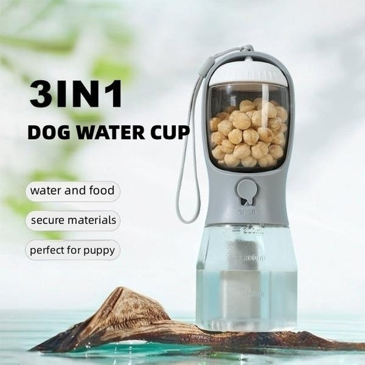 3 in 1 Dog Drinking & Food Cup