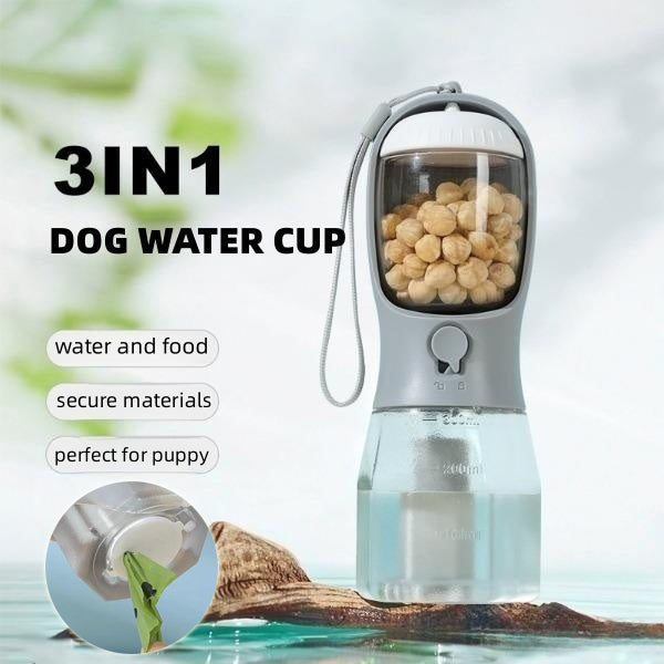 3 in 1 Dog Drinking & Food Cup