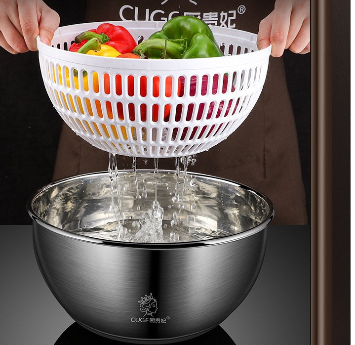 Stainless Steel 304 Press Salad Dehydrator