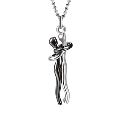 Couple Love Hug Unisex Necklace