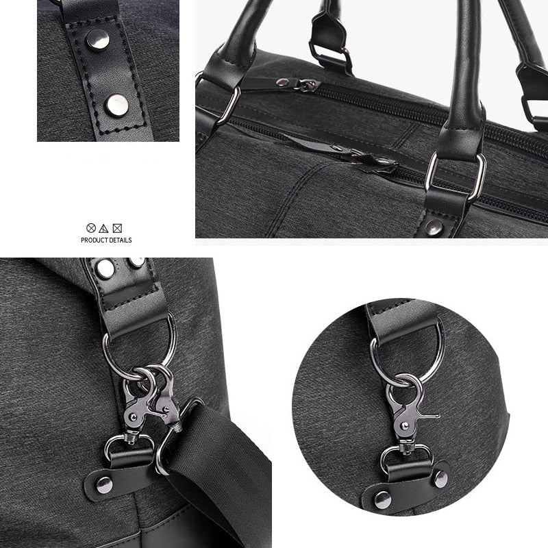 New Men's Oxford Travel High Capacity Luggage Bags