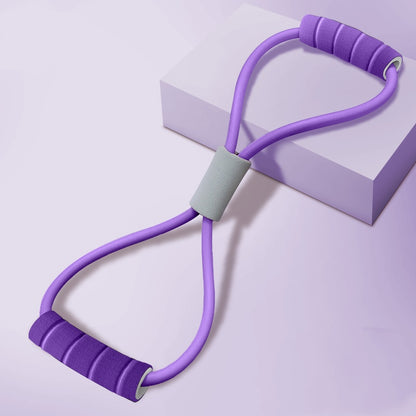 Eight-Shaped Stretch Elastic Exercise Rope
