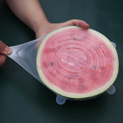 6 Reusable Durable Food Storage Covers for Bowls,