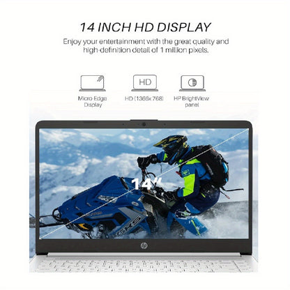 HP Newest 14" Ultra Light Laptop for Students And Business