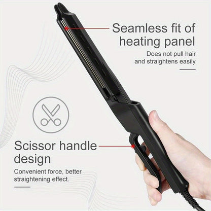Black Wide Plate Ionic Hair Straightener