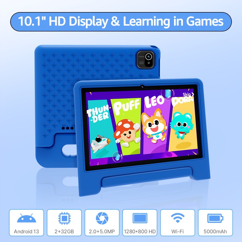 10.1 Inch Android 14 Kids Tablet