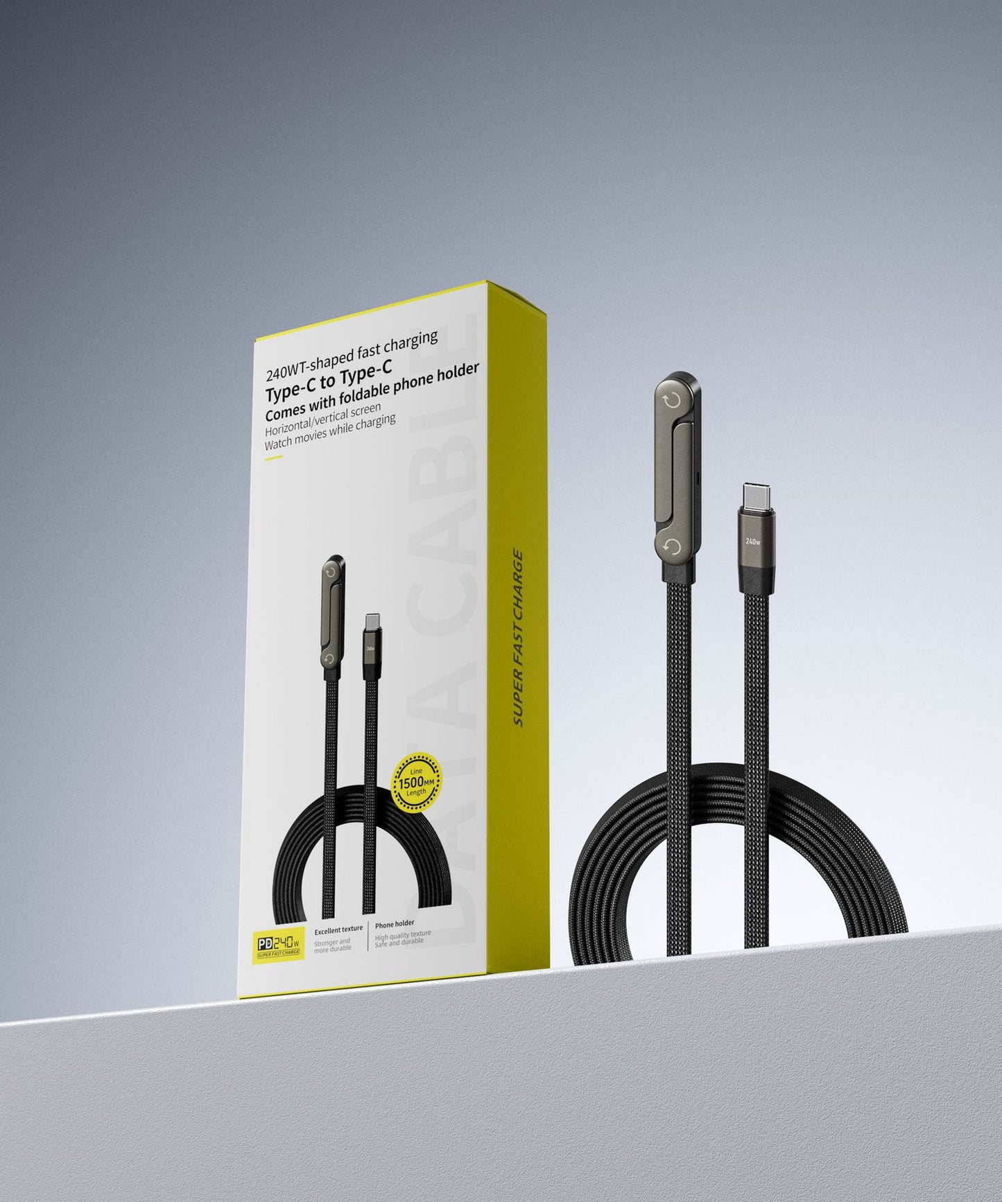 2-in-1 Stand Charging Cable