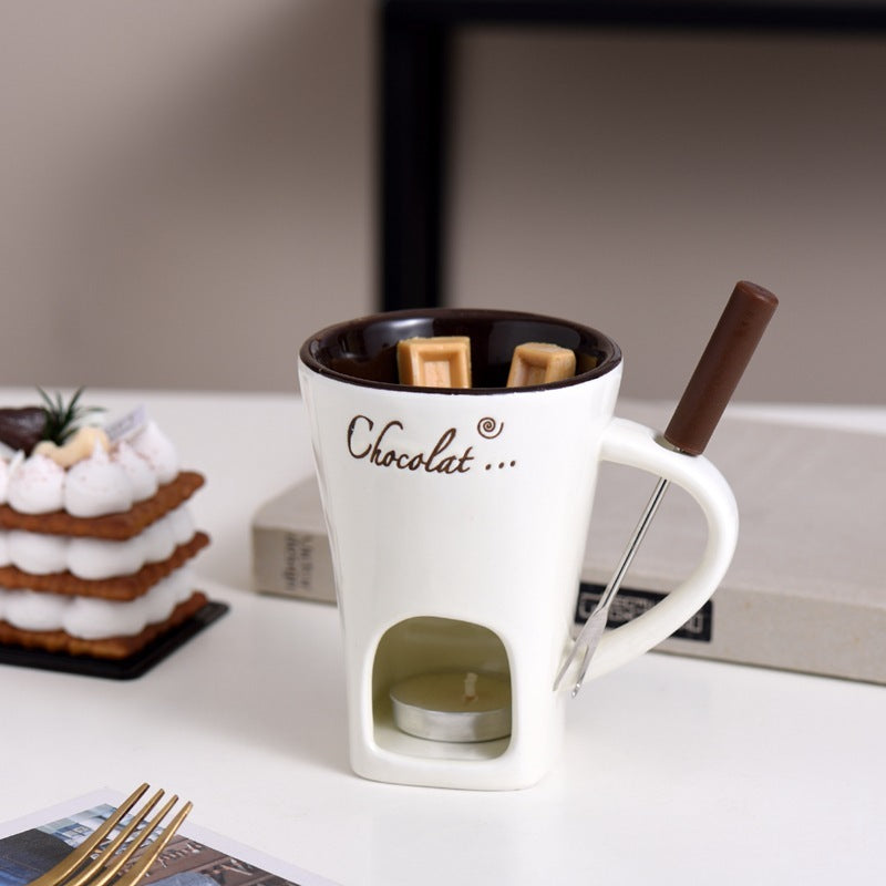 Ceramic Pot Stove Hot Chocolate Cup