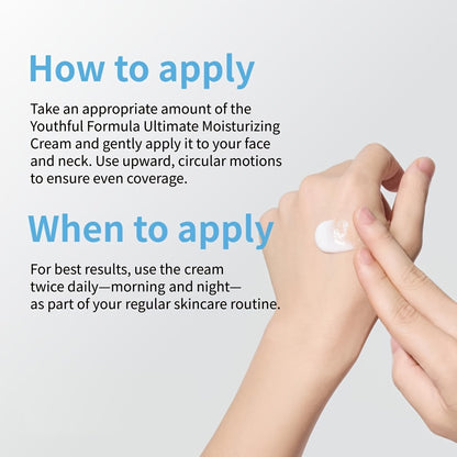 1 Tube Youthful Moisturizer Cream with Centella Asiatica