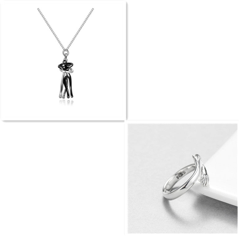 Couple Love Hug Unisex Necklace