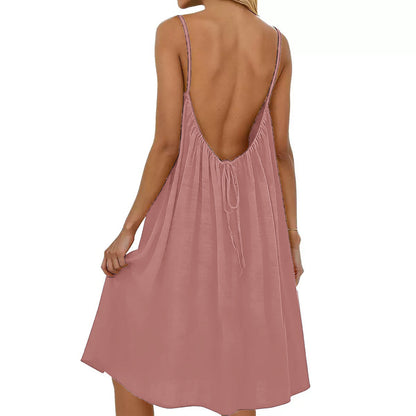 Women's Backless Cami Dress