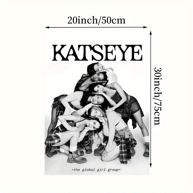 1pc Katseye Global Girl Group Art Print -