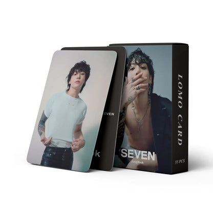 JungKook SEVEN Album Lomo Card Collection (55 Cards)