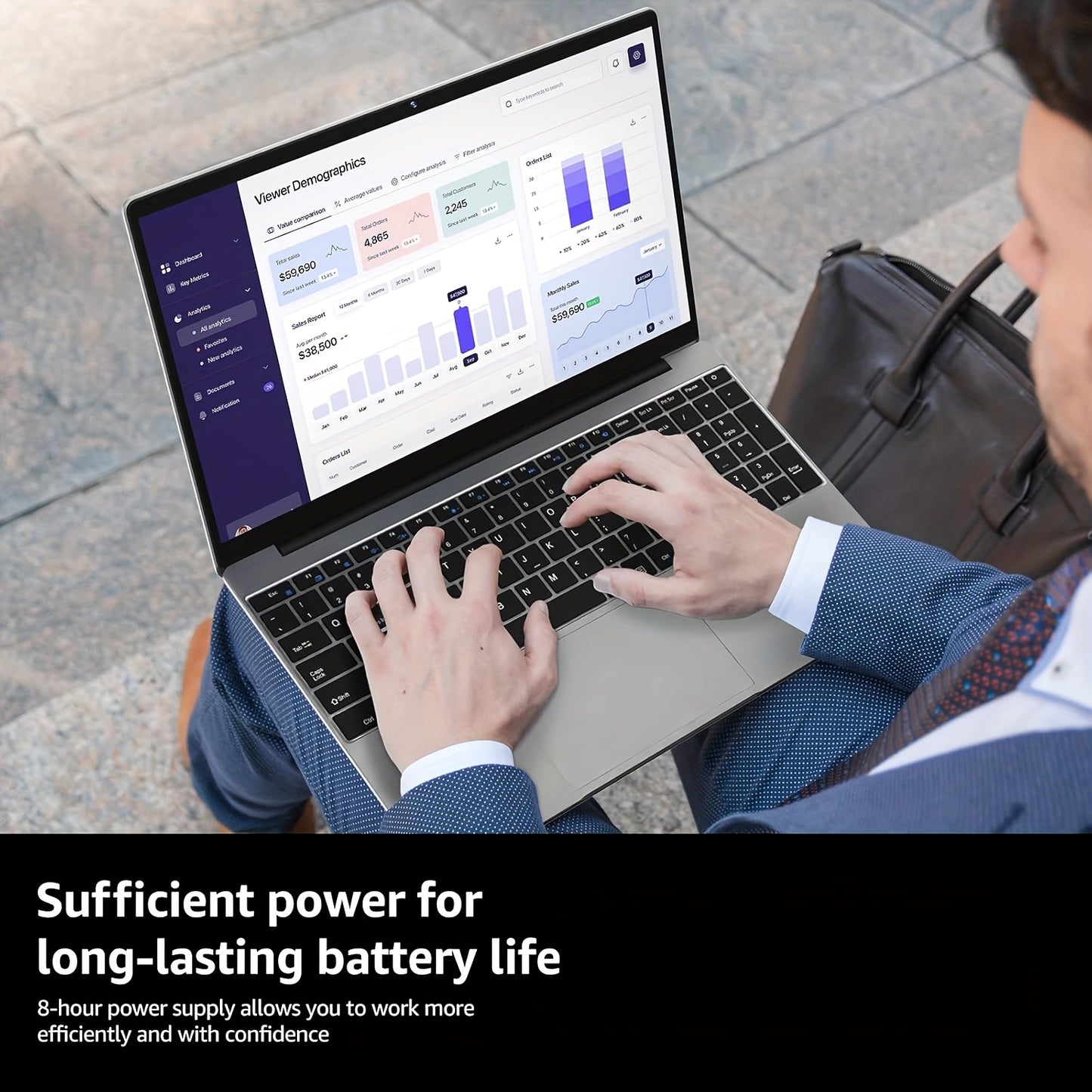 2025 15.6-inch Large-screen Laptop With 16GB RAM