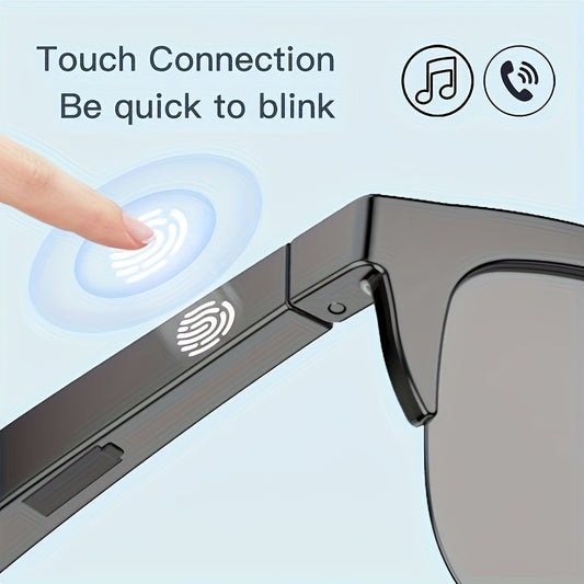 Wireless Smart Glasses With Audio And Voice Call Capabilities,