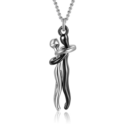 Couple Love Hug Unisex Necklace