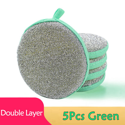 5 or 10pcs Double Side Household Cleaning Sponge