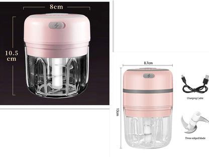 Mini Wireless Electric Garlic Masher