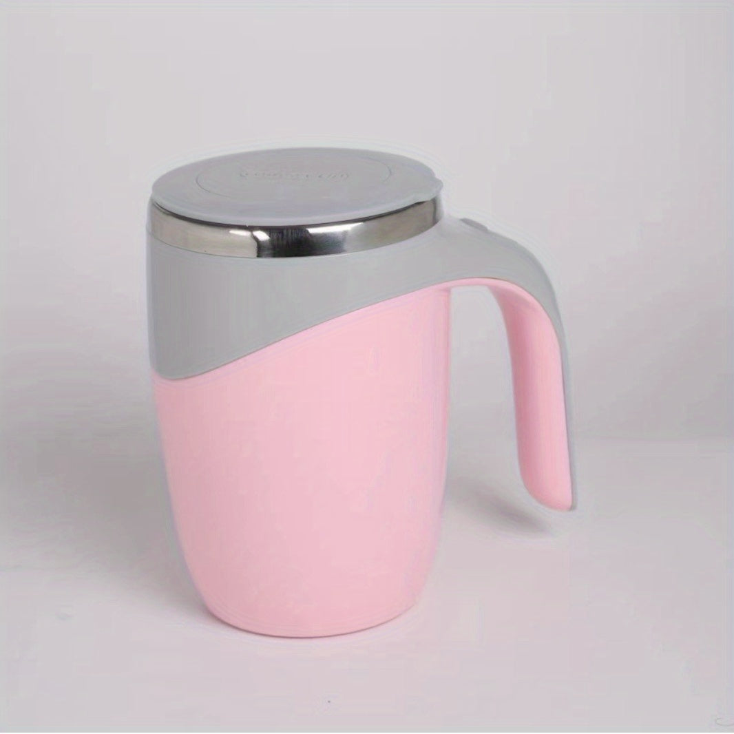 12.85 oz Stainless Steel Self-Stirring Coffee Mug