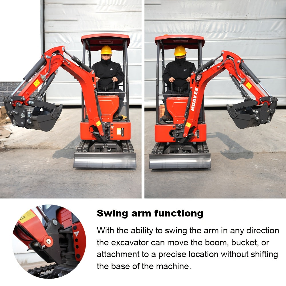 1.6 Ton Crawler Excavator for Construction, Garden And Farm