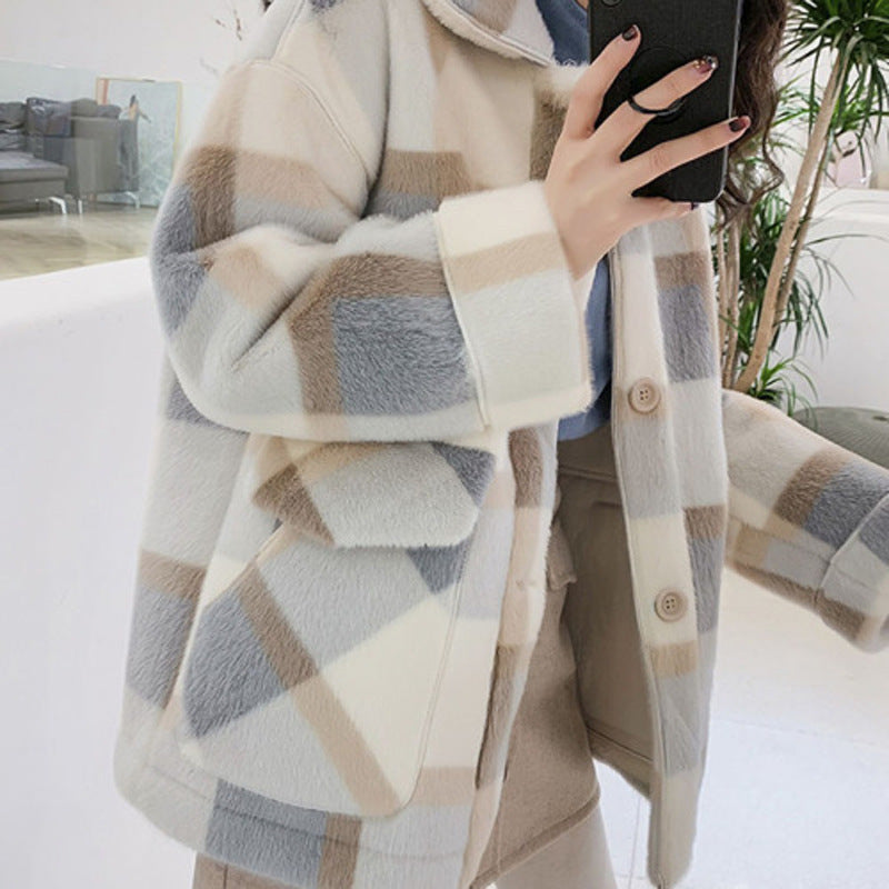 Lamb Wool-Blend Tailored Topcoat
