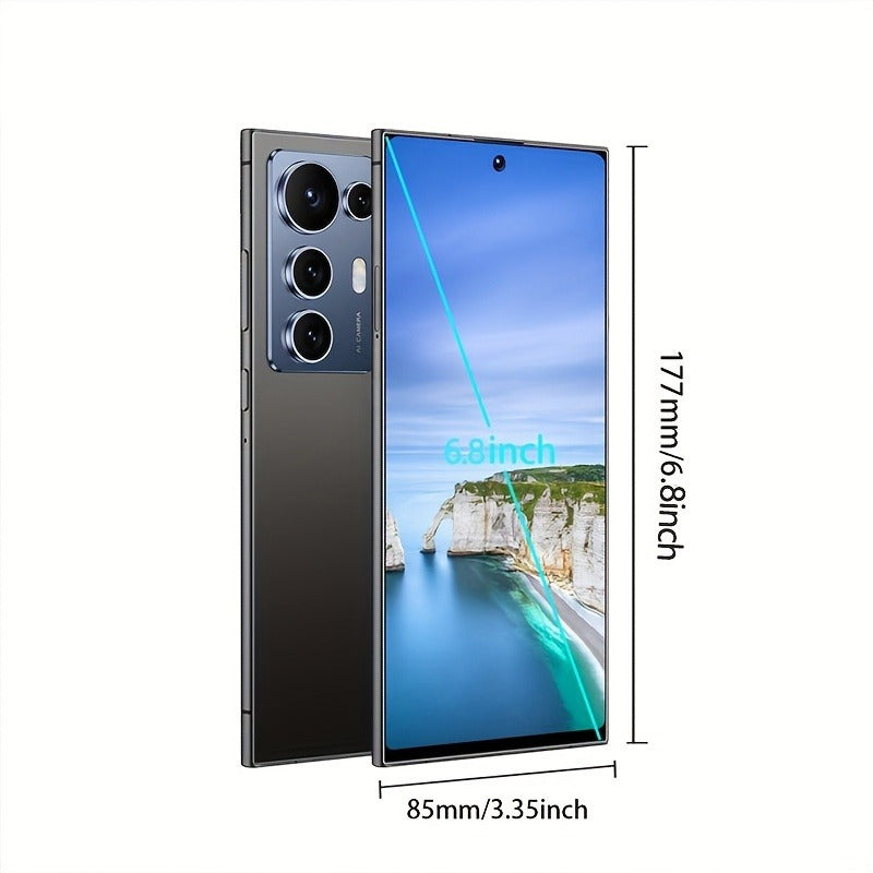 S25 Ultra 2025 Android 14 smartphone with Smart Unlocking w/protective case