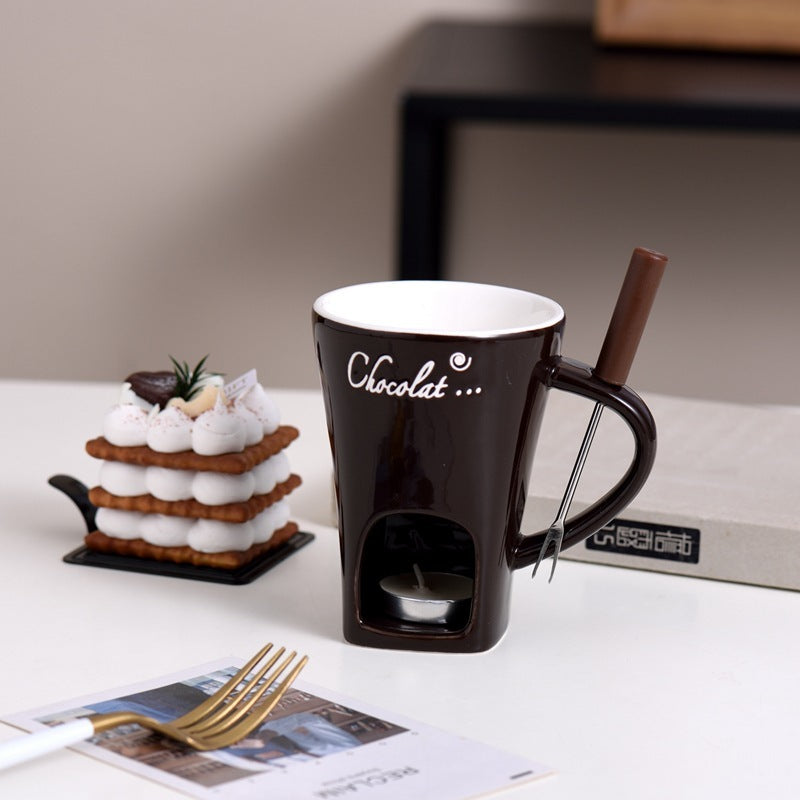 Ceramic Pot Stove Hot Chocolate Cup