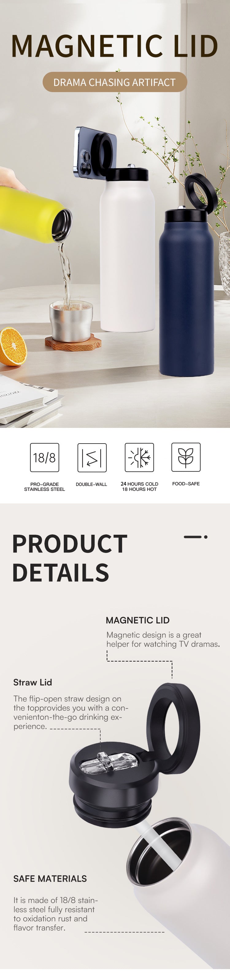 Gym Phone Stand Tumbler