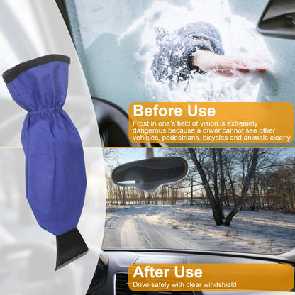 1Pc Ice & Snow Scraper Car Glove