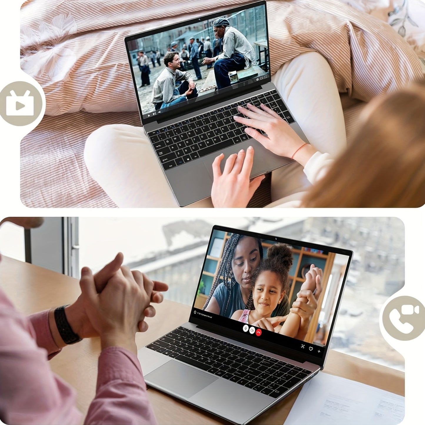 2025 15.6-inch Large-screen Laptop With 16GB RAM