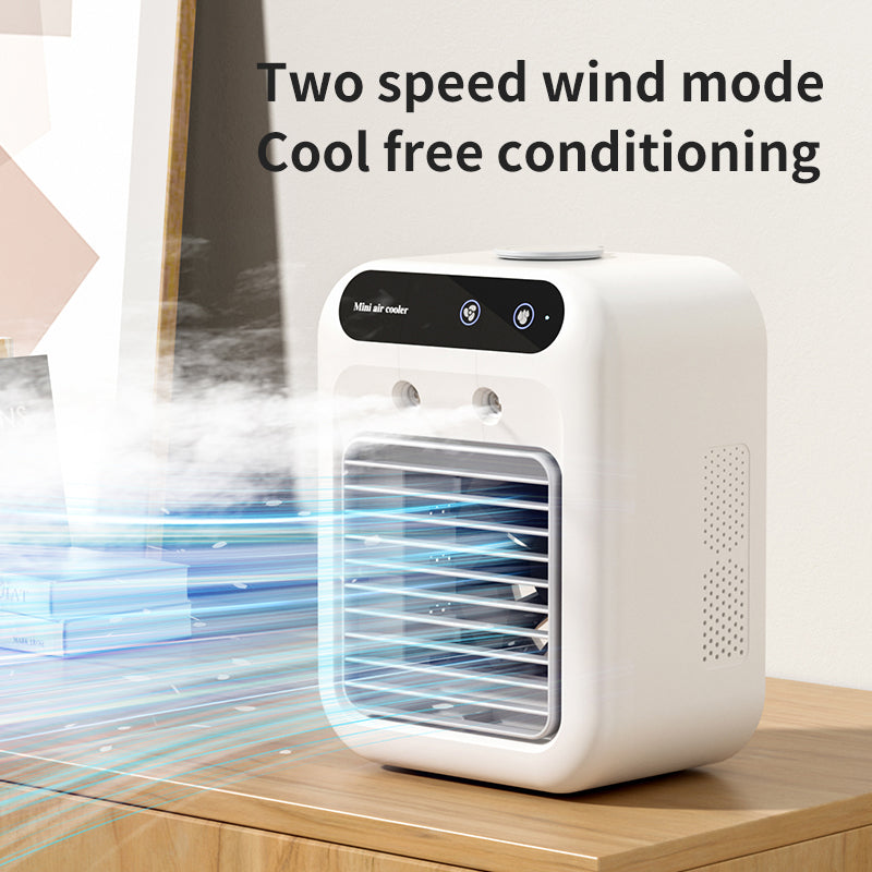 3 In 1 Portable Air Cooling Fan with Humidifying Mist