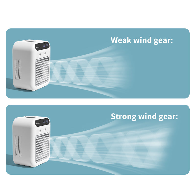 3 In 1 Portable Air Cooling Fan with Humidifying Mist