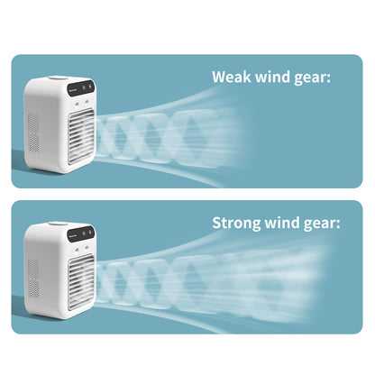 3 In 1 Portable Air Cooling Fan with Humidifying Mist