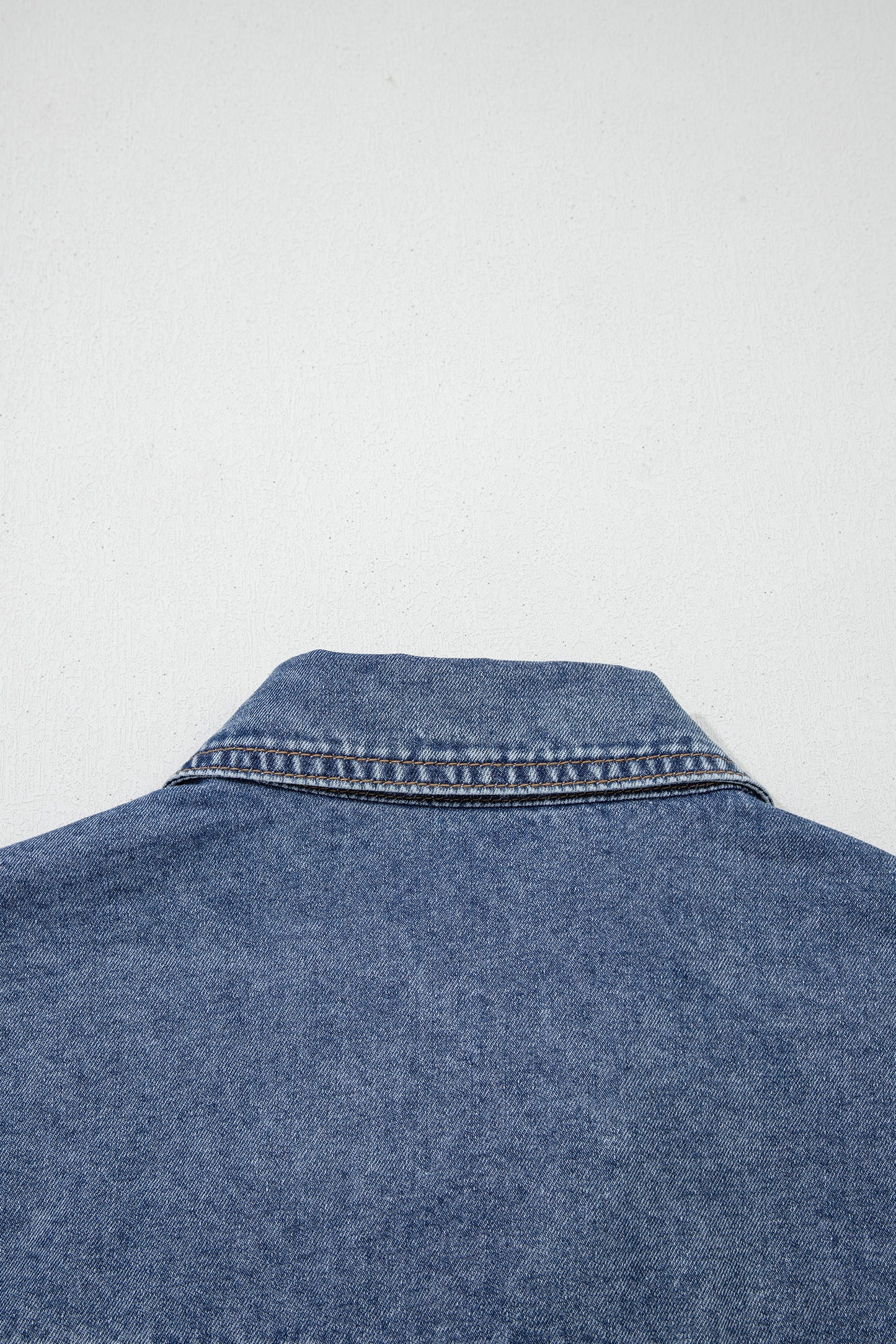 Ashleigh Blue Button Flap Pocket Denim Shirt