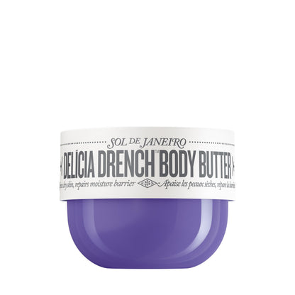 SOL DE JANEIRO Delicia Drench Whipped Body Butter – 24HR Moisture Lock, Cheirosa 59 Fragrance