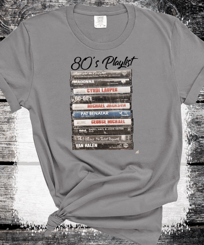 Retro 80s 90s Music Unisex Music Mix Tape Cassette Player Shirts
