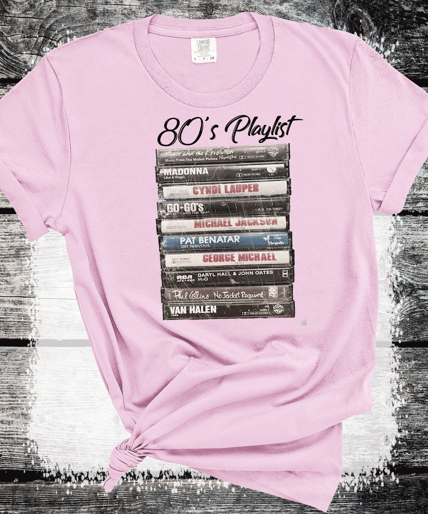 Retro 80s 90s Music Unisex Music Mix Tape Cassette Player Shirts