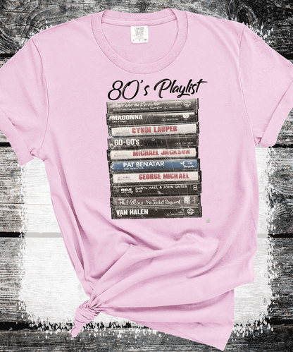 Retro 80s 90s Music Unisex Music Mix Tape Cassette Player Shirts
