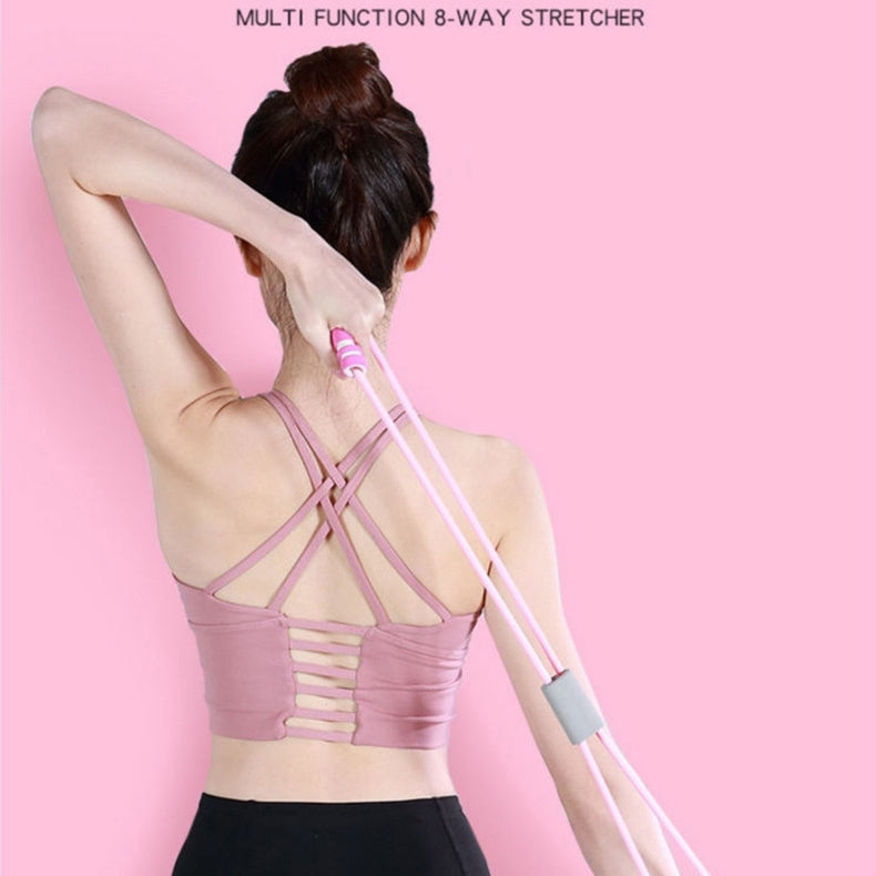 Eight-Shaped Stretch Elastic Exercise Rope