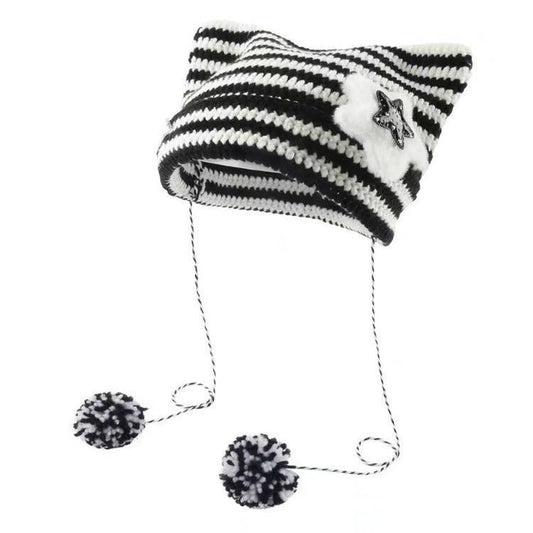 Sweet and Cute Thermal Knitted Cap