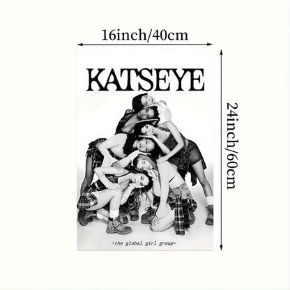 1pc Katseye Global Girl Group Art Print -