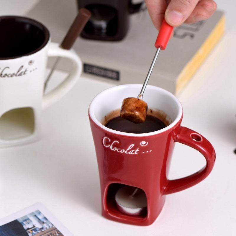 Ceramic Pot Stove Hot Chocolate Cup