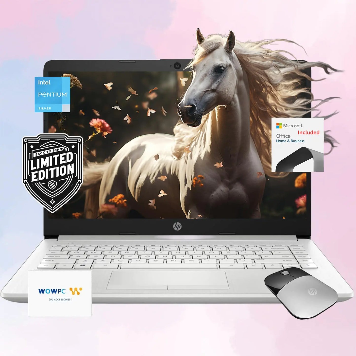 HP 14" StudyPro Laptop Bundle | 1TB SSD + Office 365 | Long Battery Life